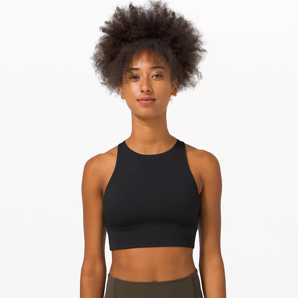 Lululemon High Neck Energy Longline Bra (Discontinued) size 6